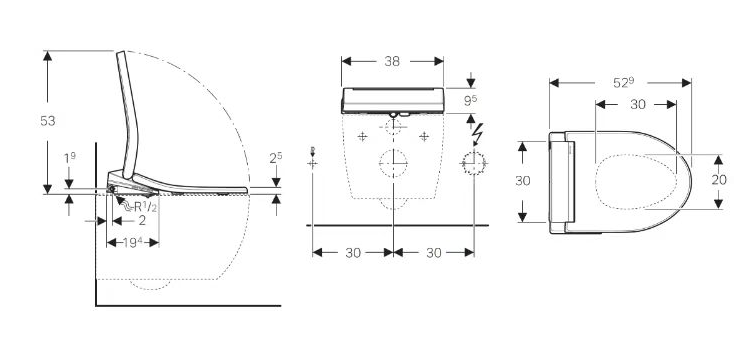 吉博力，智能马桶盖，智能马桶