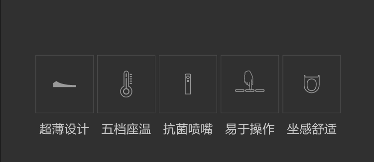吉博力Nuna超薄智能马桶盖