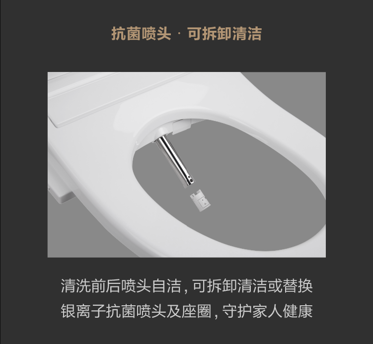 Nuna智能座便盖五档水温水压